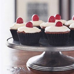 Chocolate Red-Wine Cupcakes With Mascarpone Icing