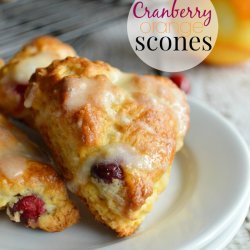 Cranberry Orange Scones