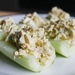 Cucumber Boats With Salad