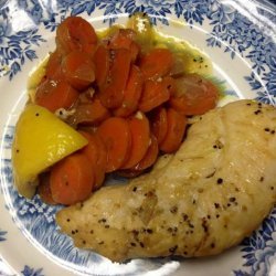 Cockrel Breast With Lemon Carrots