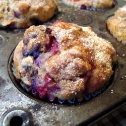 Four Grain, Four Berry Muffins