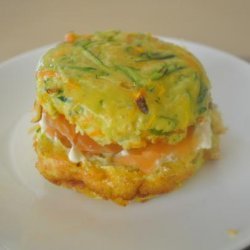 Smoked Salmon Frittata Triangles