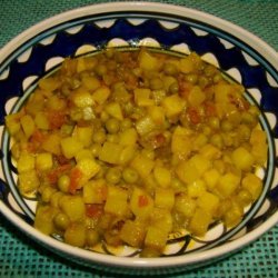 Aloo Matar Ki Sabzi  (Potato N Peas Curry)