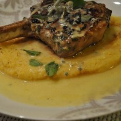 Veal With Blue Cheese Sauce