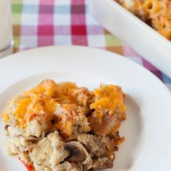 Sausage and Mushroom Breakfast Casserole