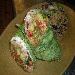 Shrimp-Potato Burrito With Sundried Tomato Salsa