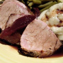 Pork Tenderloin With Roasted Plums