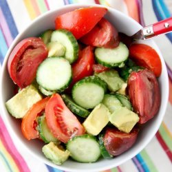 Cucumber and Avocado Salad