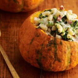 Cheesy Stuffed Pumpkin