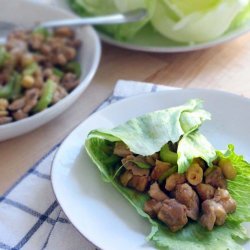 Chicken Cashew Lettuce Wraps