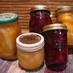 Canned Peaches Amaretto