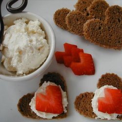 Horseradish Cheese Spread With Strawberries