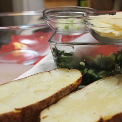 Twice-Baked Spinach Potatoes