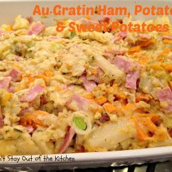 Ham and Potatoes Au Gratin