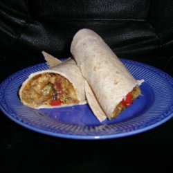 Tikka Masala Chicken & Capsicum Wraps