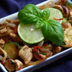 Basil Chicken and Cashew Nuts