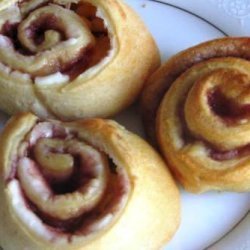 Cranberry Cream Cheese Pinwheels