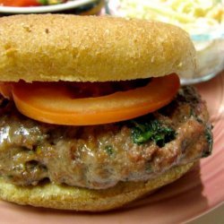 Spinach Mushroom Beef Patties