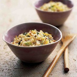 Israeli Couscous With Mint and Lemon