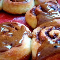 Coffee-Glazed Cinnamon Rolls