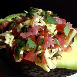 Tomato-stuffed Avocados