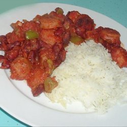 Creole Sausage & Bean Bake