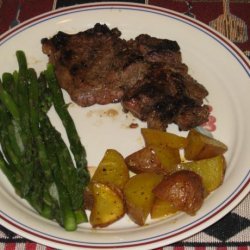 Rib Eye Steaks With Soy-Mustard Glaze