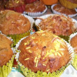 Banana Piña Colada Muffins