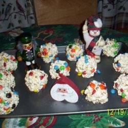 Holiday M&m's Popcorn Balls