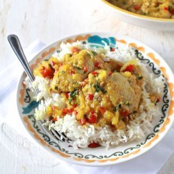 Pineapple Coconut Chicken Curry