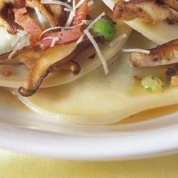 Mushroom and Leek Ravioli