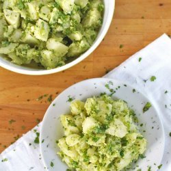 Avocado Cilantro Potato Salad