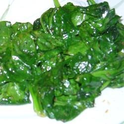 Easy Fried Spinach