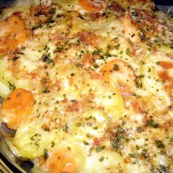 Baked Yam and Potato Casserole