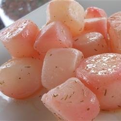 Steamed Radishes