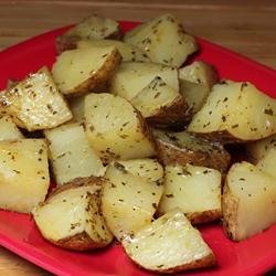 Oven Roasted Greek Potatoes