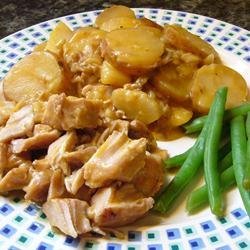 Pork Chops and Cheesy Scalloped Potatoes