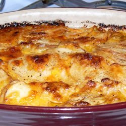 Stacey's Fabulous Purple Potato Gratin