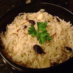 Rice with Almonds and Raisins