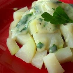 Kohlrabi with White Sauce