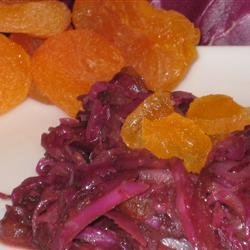 Red Cabbage With Apricots And Balsamic Vinegar