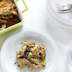 Spinach and Artichoke Au Gratin