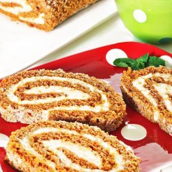 Pumpkin Roll With Cream Cheese