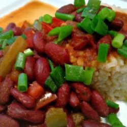 Lighter Cajun Red Beans and Rice