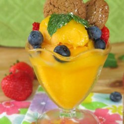 Easy Mango Sorbet