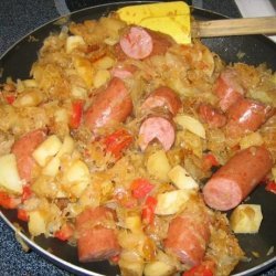 Savory Sausage and Sauerkraut Skillet