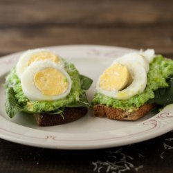 Smashed Peas and Ricotta