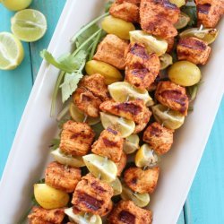 Taco-Chicken Skewers