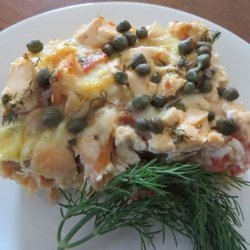 Smoked Salmon Breakfast Casserole