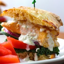 Greek Chicken Burgers With Feta